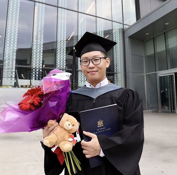 Ngày nhận bằng thạc sĩ.